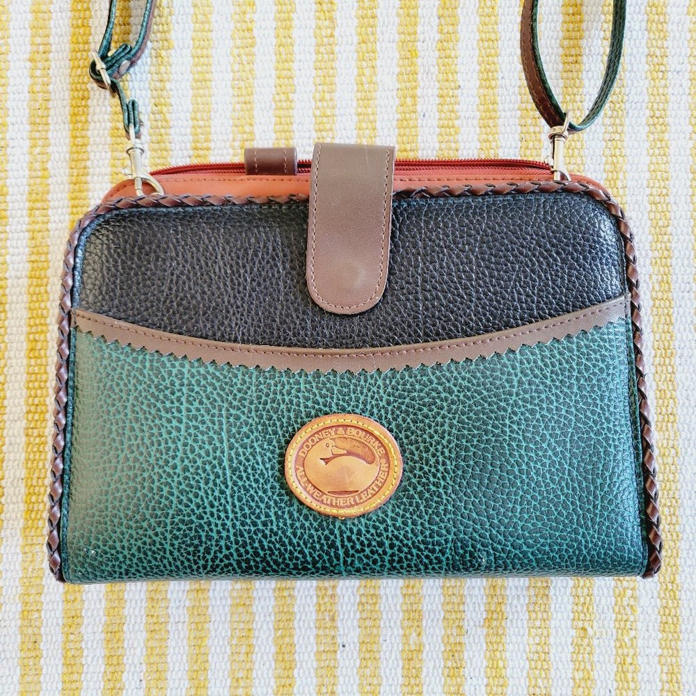 RARE Vintage Dooney & Bourke Crossbody Binder Bag